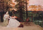 Gustave Courbet Woman of Frankfurt Spain oil painting artist